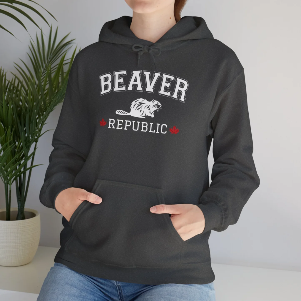 Beaver Republic Black Hoodie